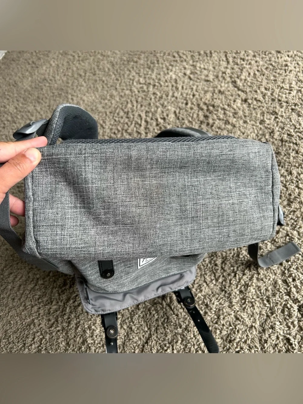 Herschel Supply Co Little America 25L Backpack Gray Raven Crosshatch Laptop 18